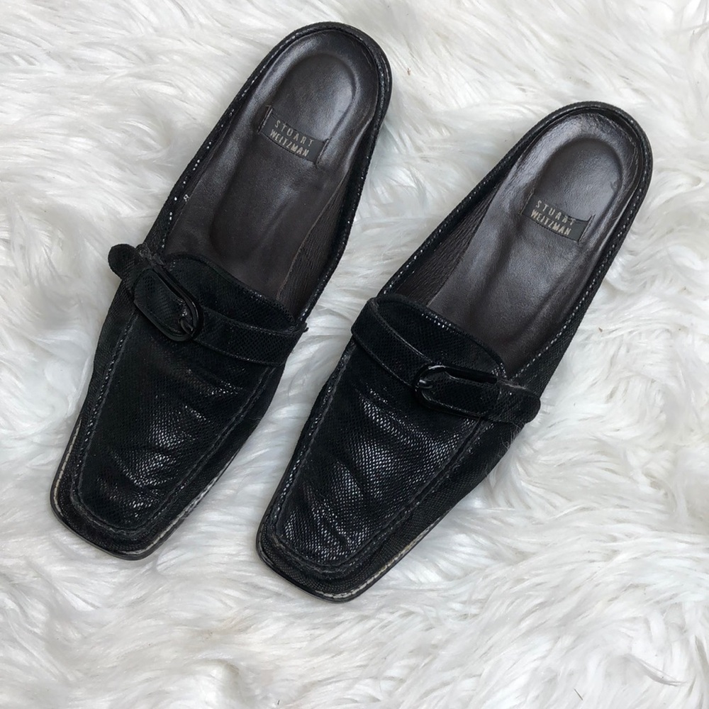 Stuart Weitzman Black Mules Size 8 #88